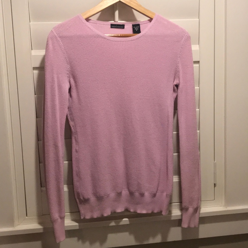 Lavender thermal long sleeve top
